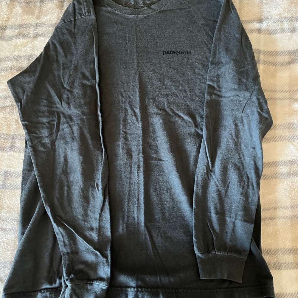 Patagonia Charcoal Gray Organic Cotton Tee